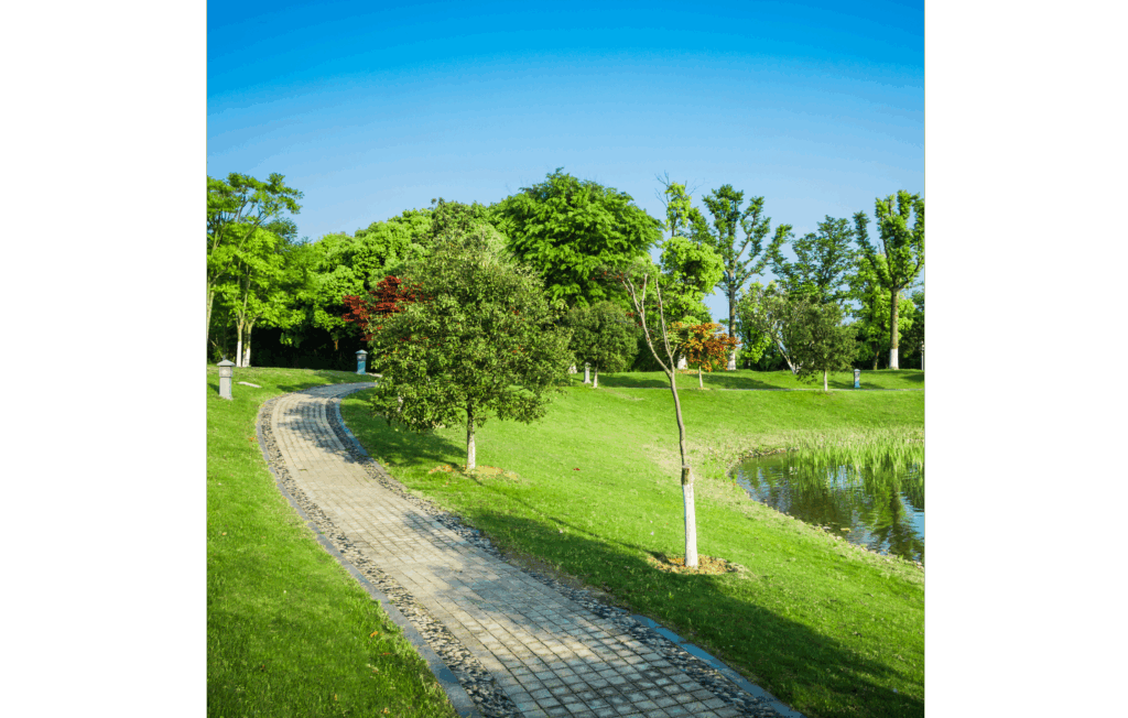 Jardin public et irrigation